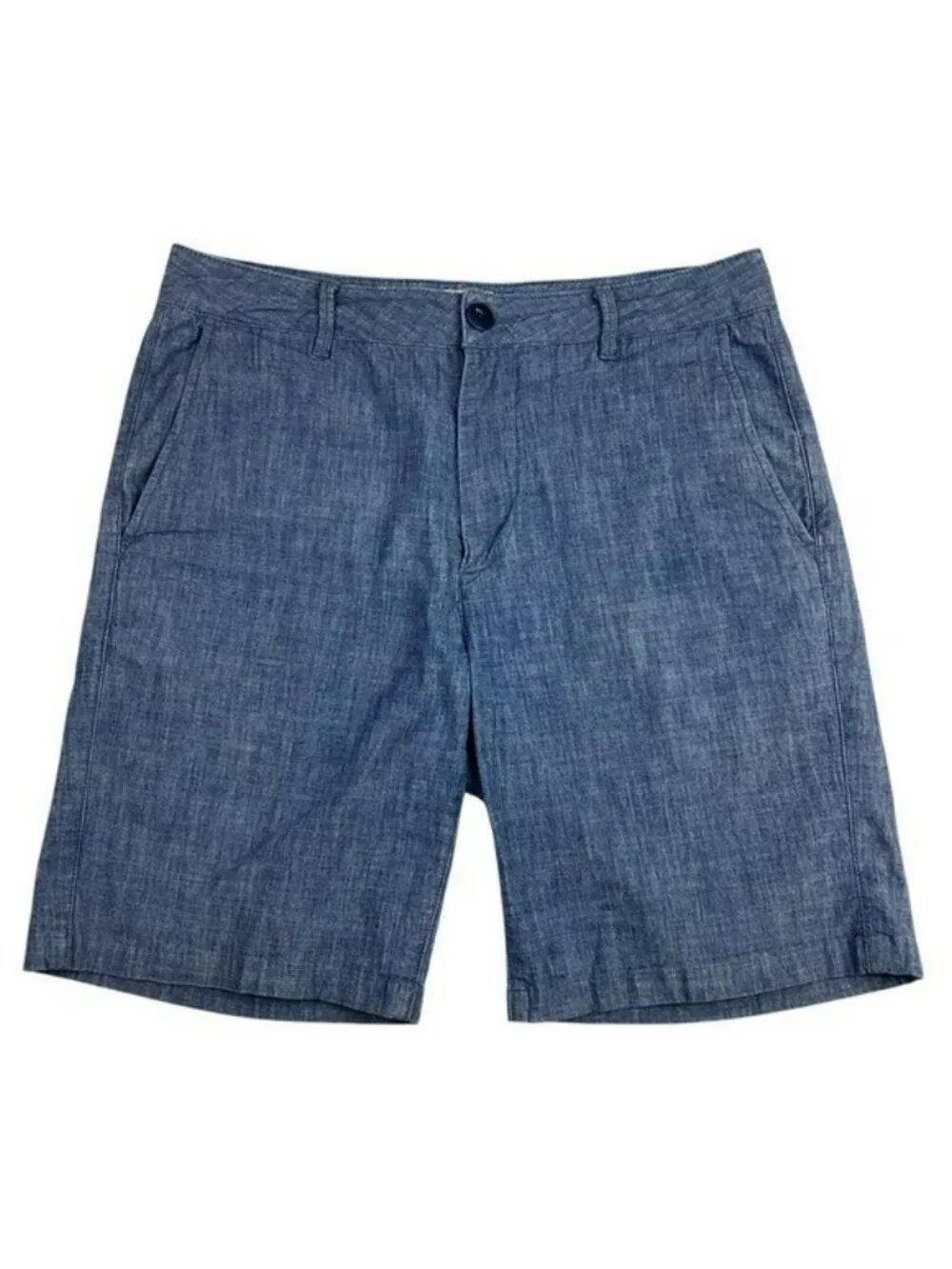 Flint & Tinder Shorts Mens 31 Chambray Shorts Blue